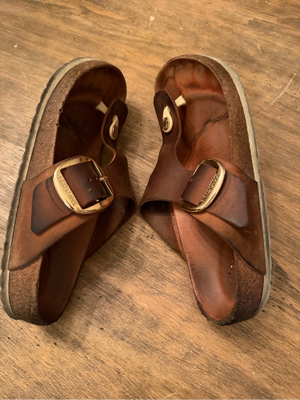 birkenstock gizeh big buckle cognac - Picture 6 of 12